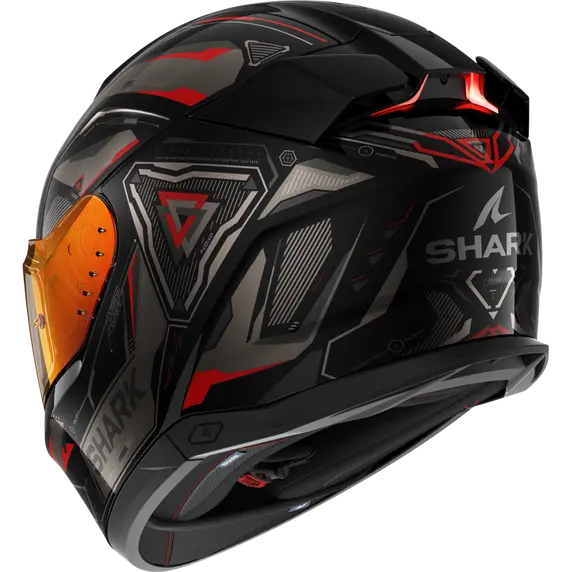 Shark skwal i3 LINIK Motorradhelm mit integriertem Bremslicht