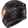 Shark skwal i3 LINIK Mat, Motorrad Helm mit integriertem Bremslicht