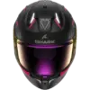 Shark skwal i3 LINIK Mat, Motorrad Helm mit integriertem Bremslicht