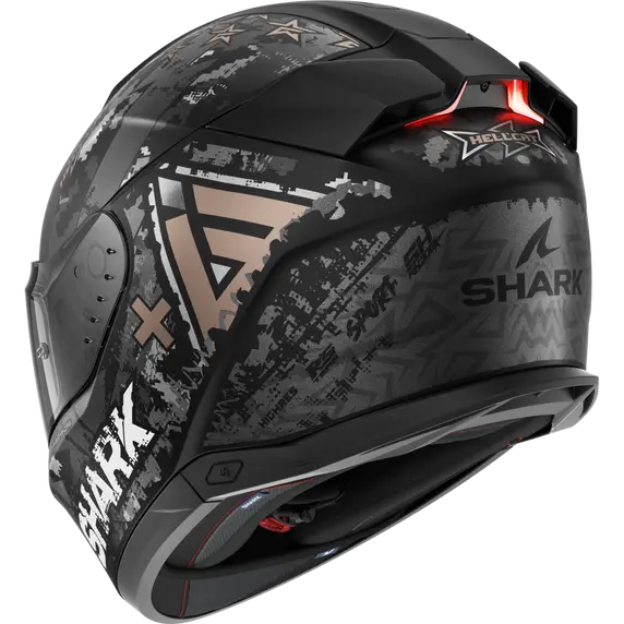 Shark Skwal i3 Hellcat Mat, schwarz - grau