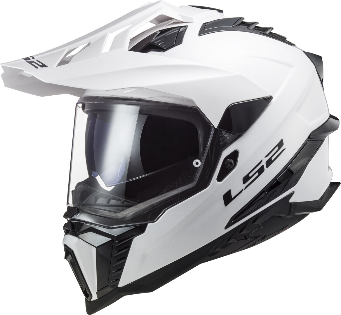LS2 MX701 EXPLORER SOLID Motocross Helm withe