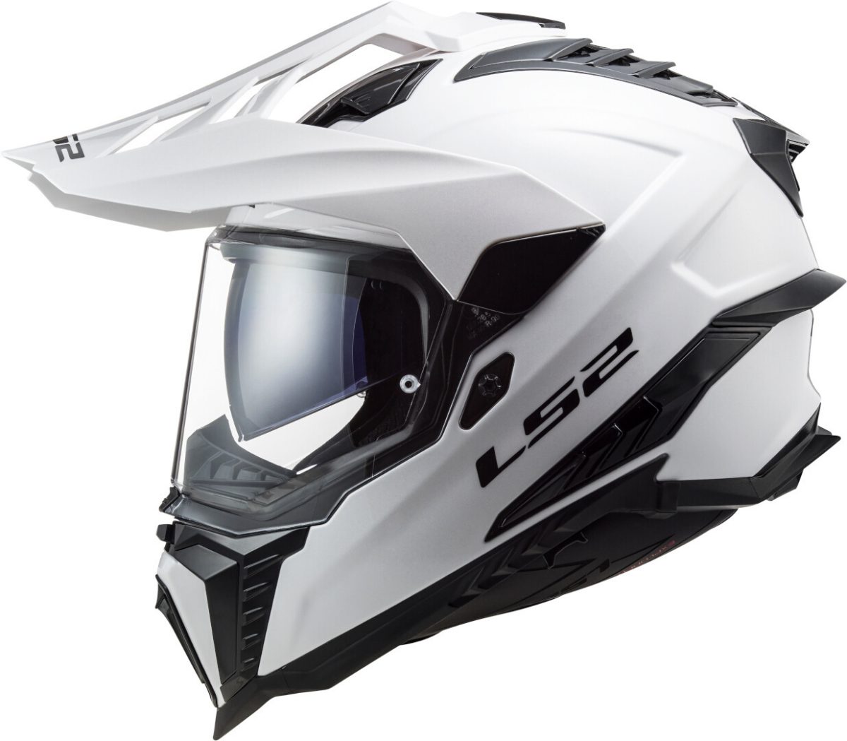 LS2 MX701 EXPLORER SOLID Motocross Helm withe