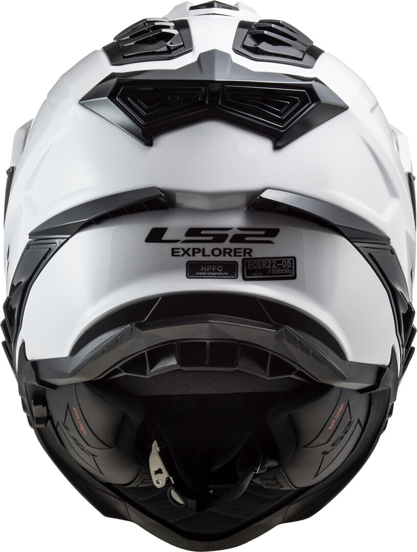 LS2 MX701 EXPLORER SOLID Motocross Helm withe