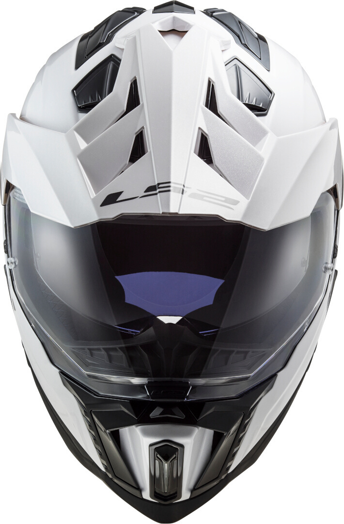 LS2 MX701 EXPLORER SOLID Motocross Helm withe